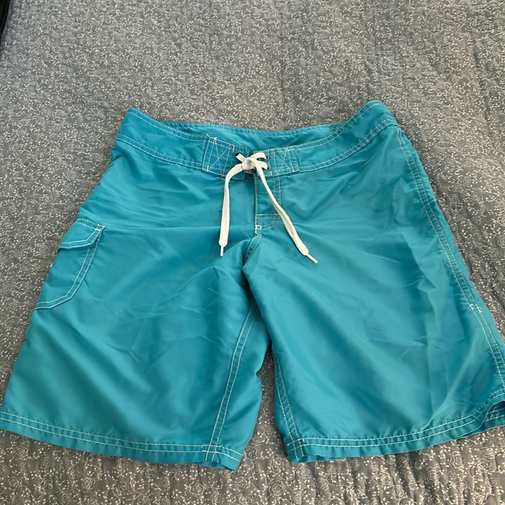 Okanui board shorts, turquoise, waist 30